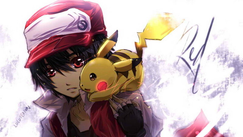 Anime Boy with Pikachu