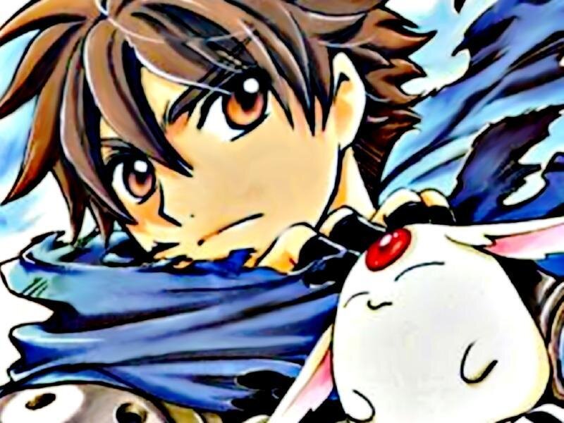 Anime Boy with Rabbit