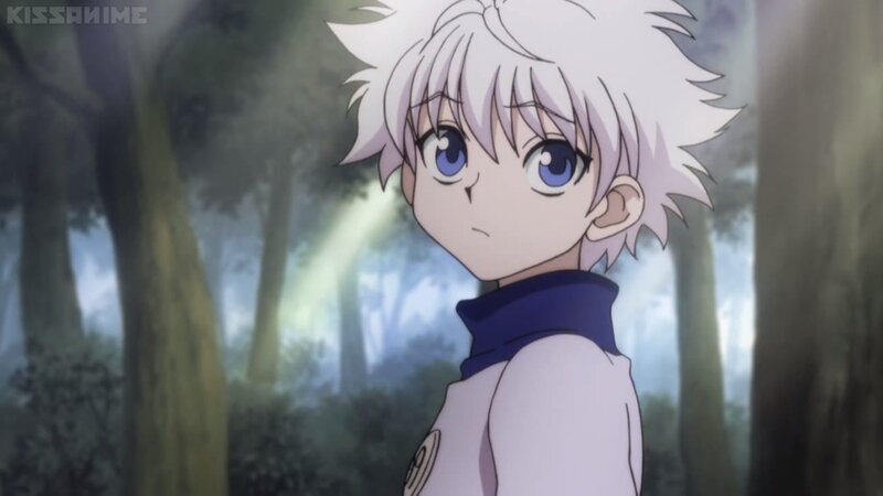 Anime Boy with White Hair — Serene