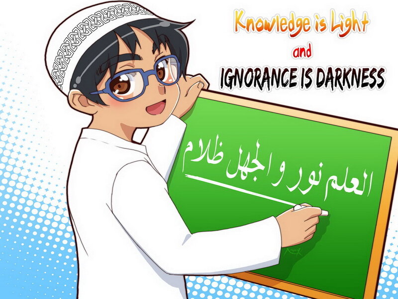 Anime Boy Writing on Chalkboard