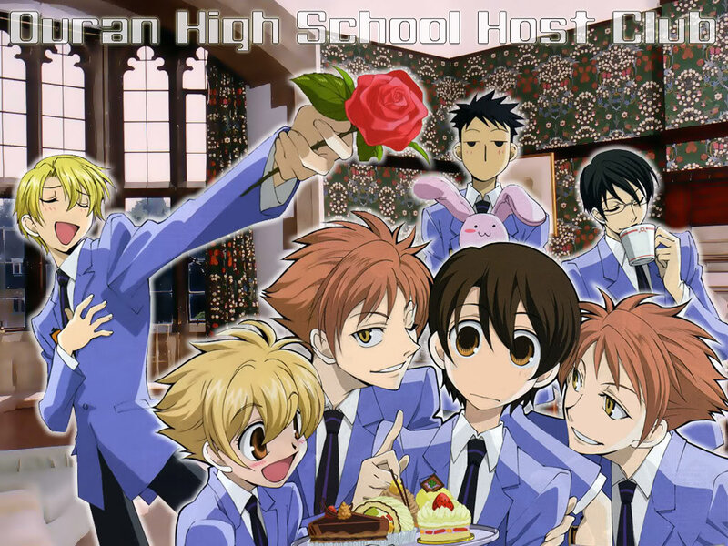 Anime Boys in School Uniforms — Blue