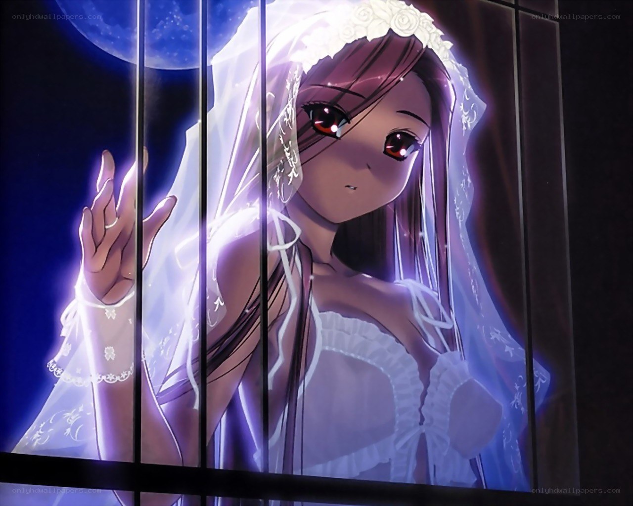 anime bride behind bars