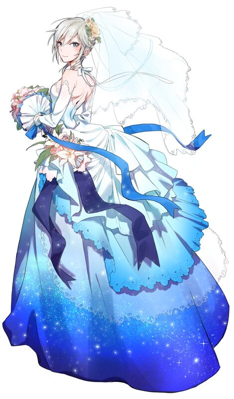 Anime Bride — Blue, Serene