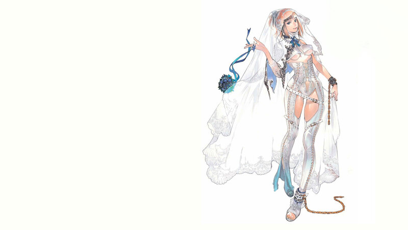 anime bride character design