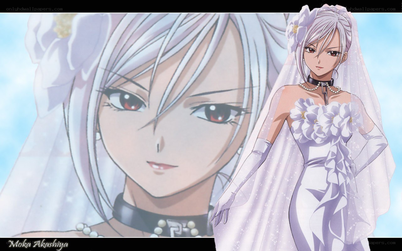 anime bride character portrait
