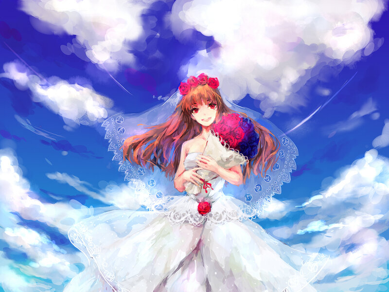 Anime Bride in Sky
