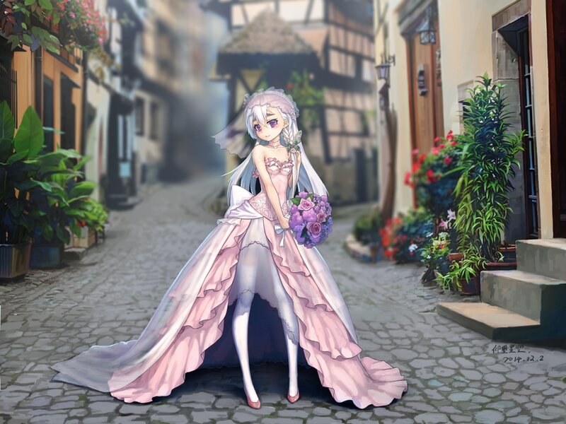 Anime Bride in Street