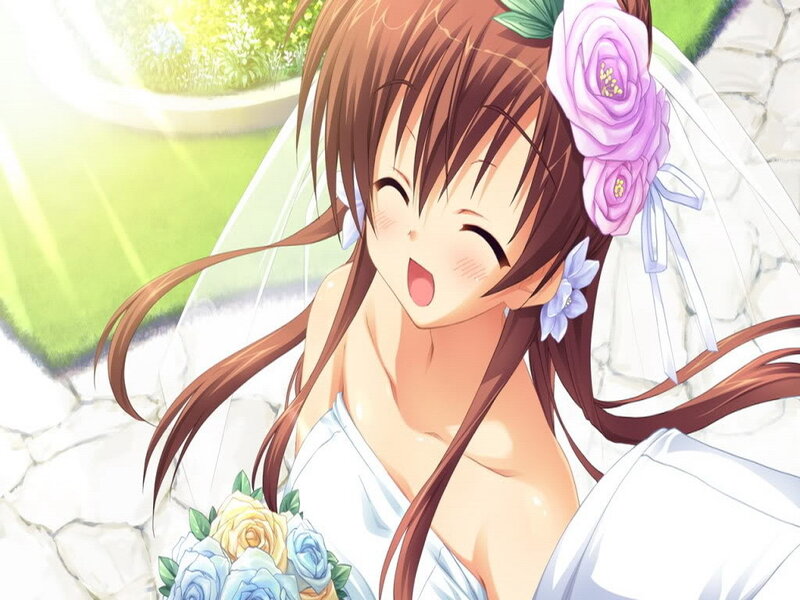 Anime Bride Smiling