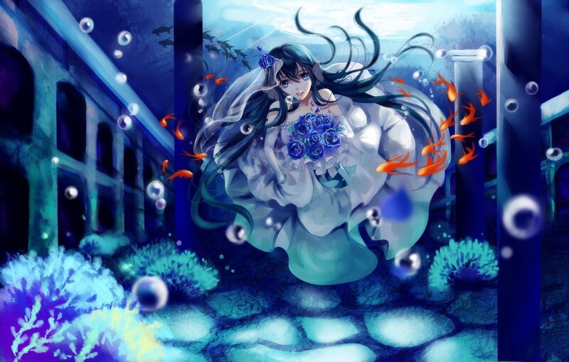 Anime Bride Underwater