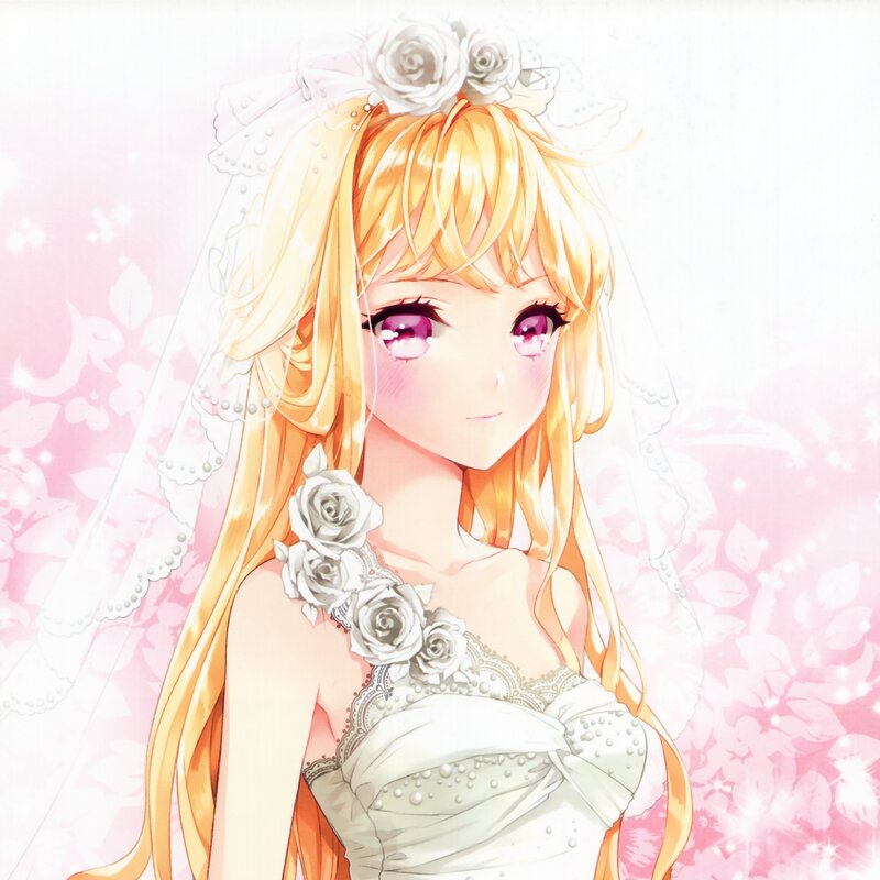 Anime Bride — White, Romantic