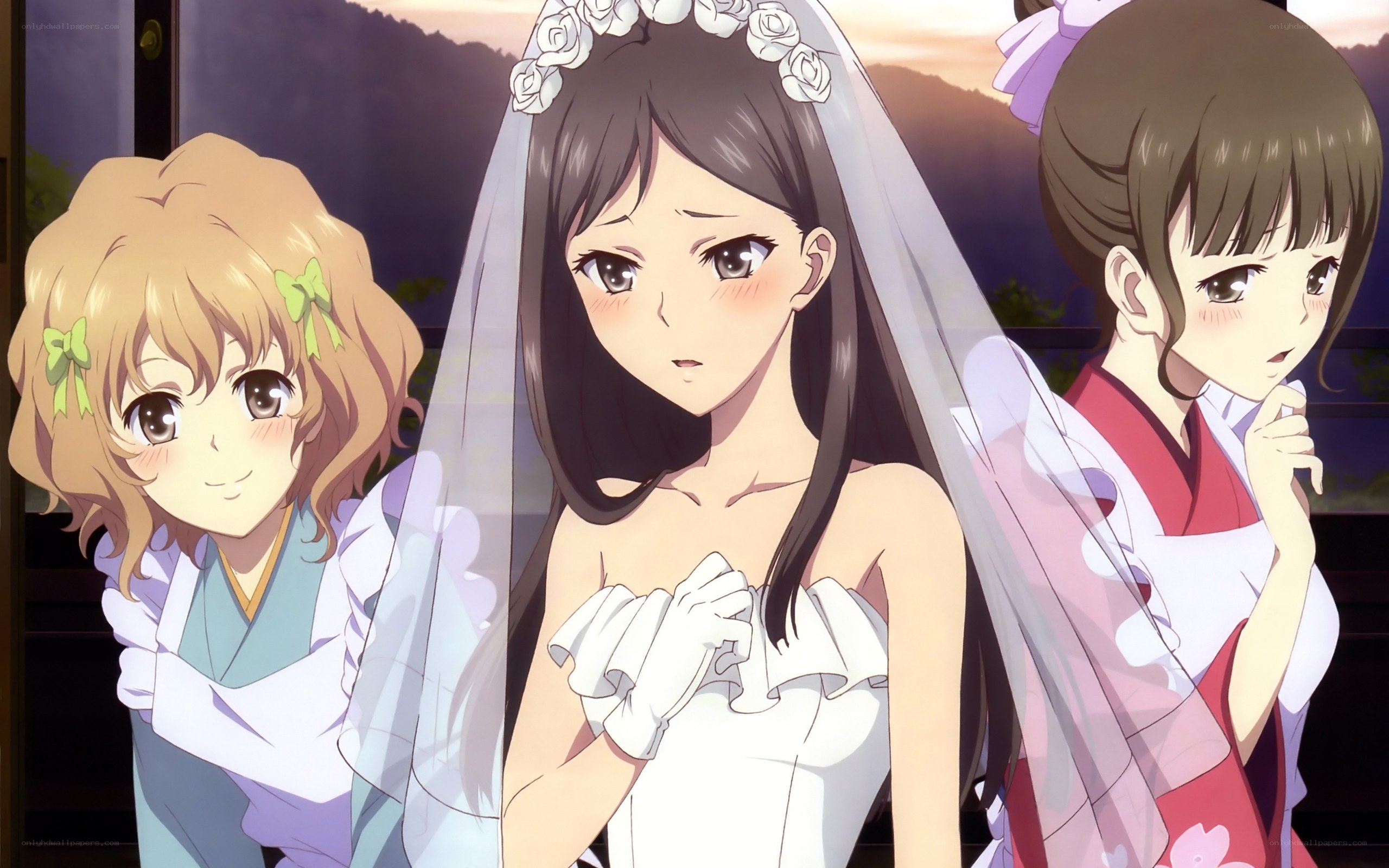 anime bridesmaids scene