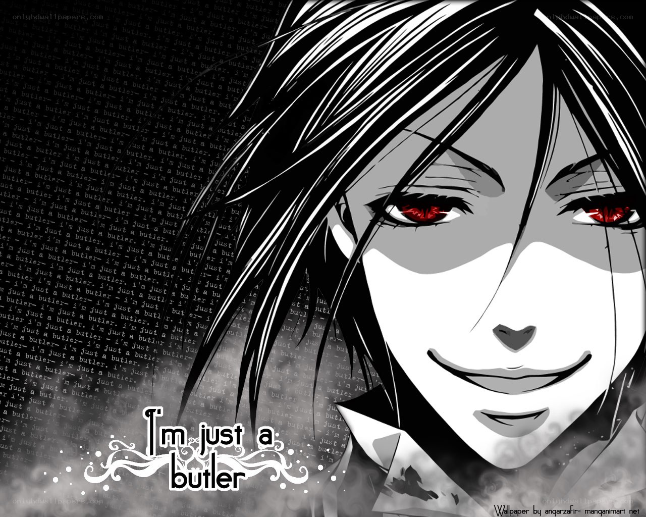 Anime butler character