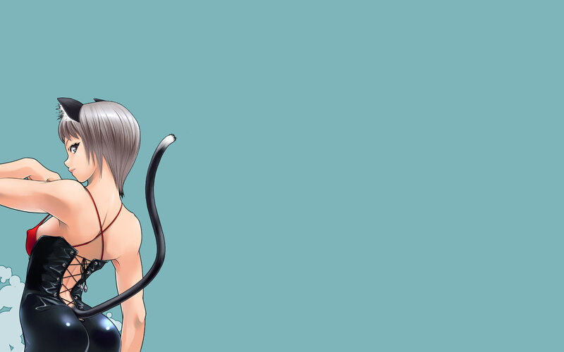 anime cat girl character