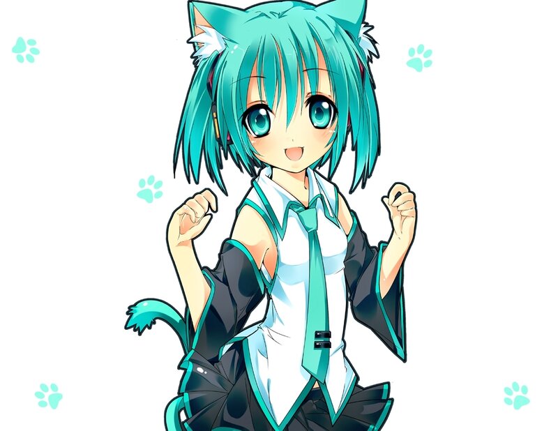 anime cat girl character