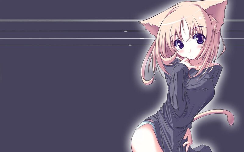 anime cat girl character