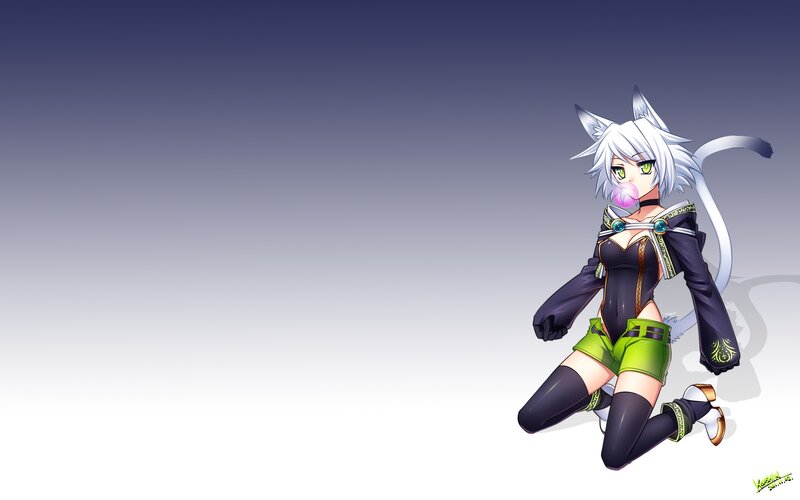 anime cat girl character