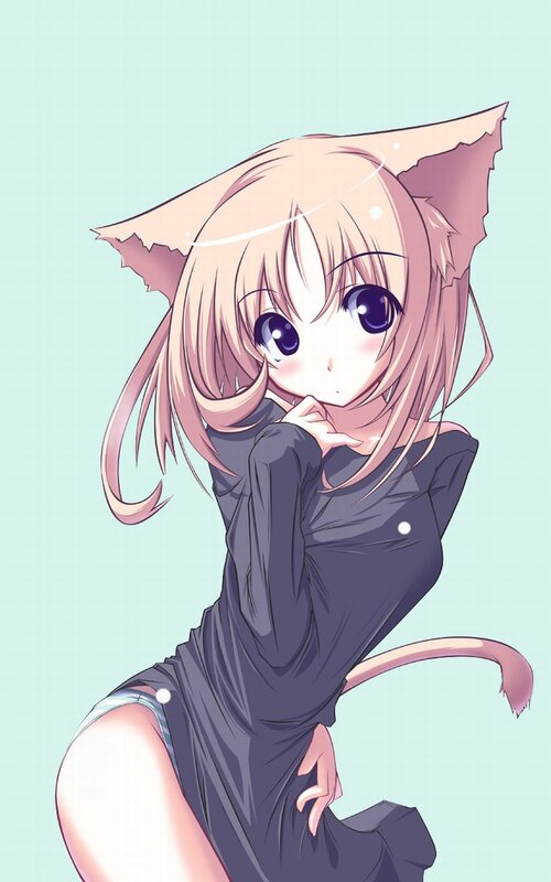 anime cat girl character