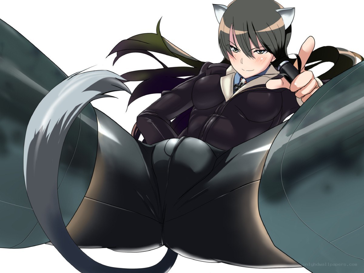 anime cat girl with microphone