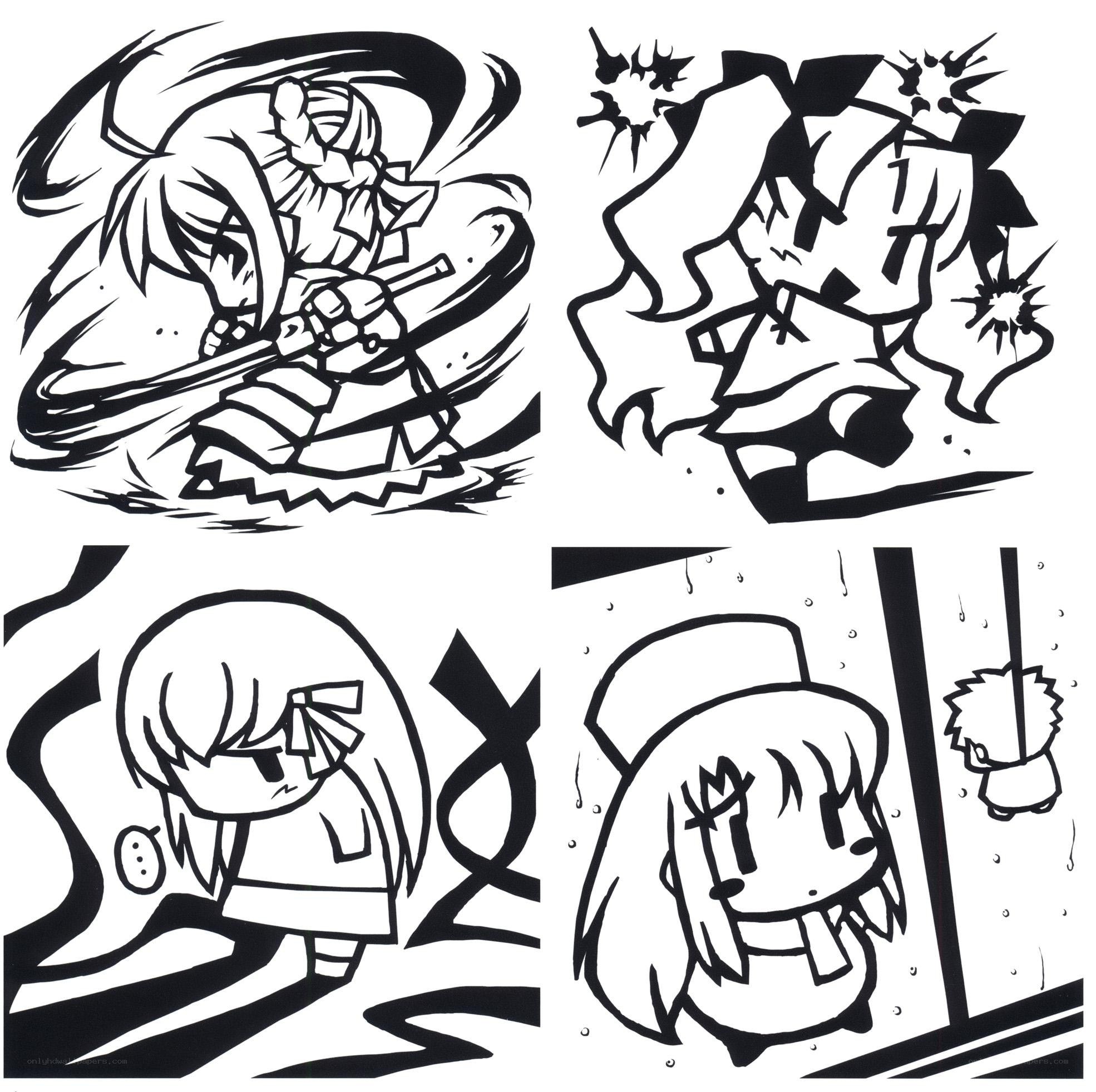 anime character action scenes