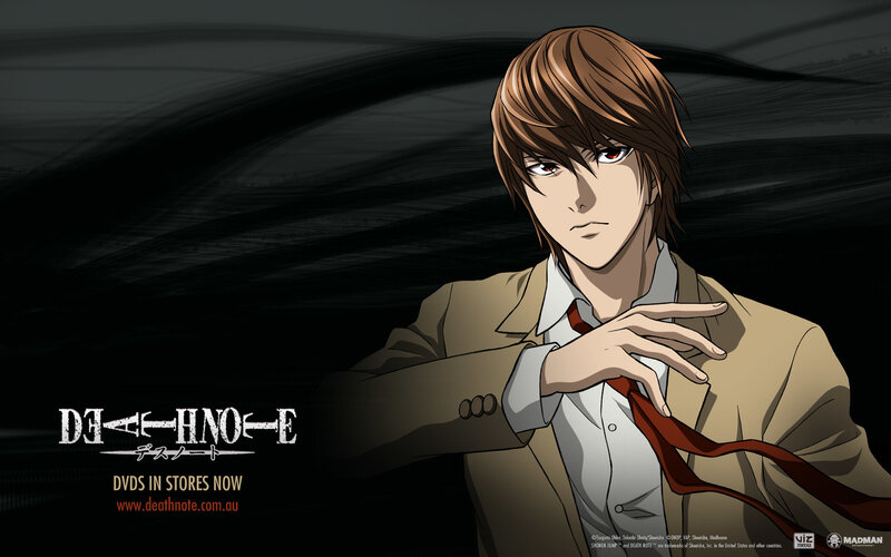 Anime Character Adjusting Tie — Black, Dramatic, Suit Jacket