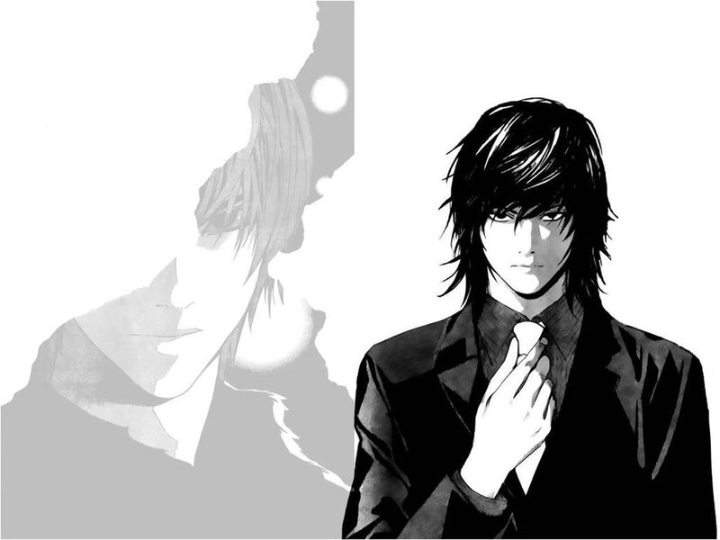 Anime Character Adjusting Tie — Black