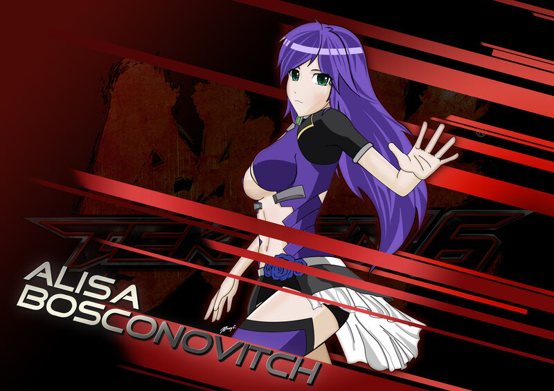 Anime Character Alisa — Black