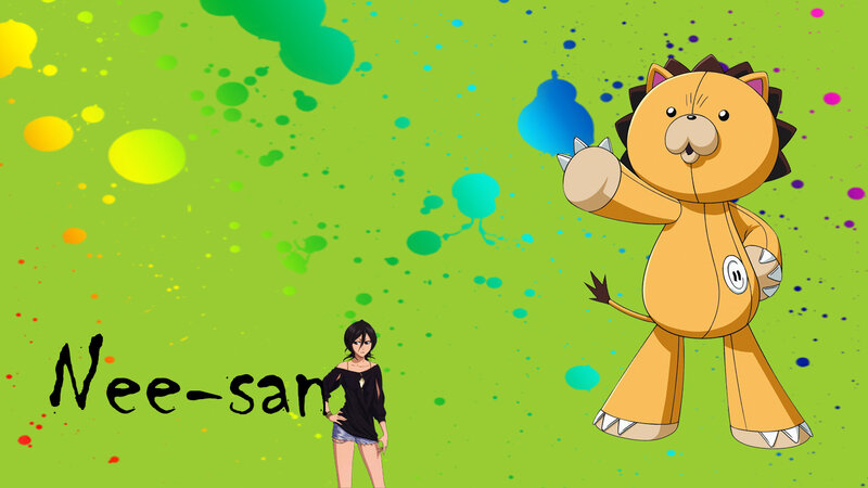 Anime Character and Lion Costume