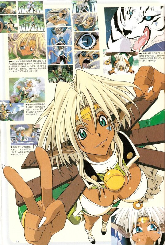 anime character art page