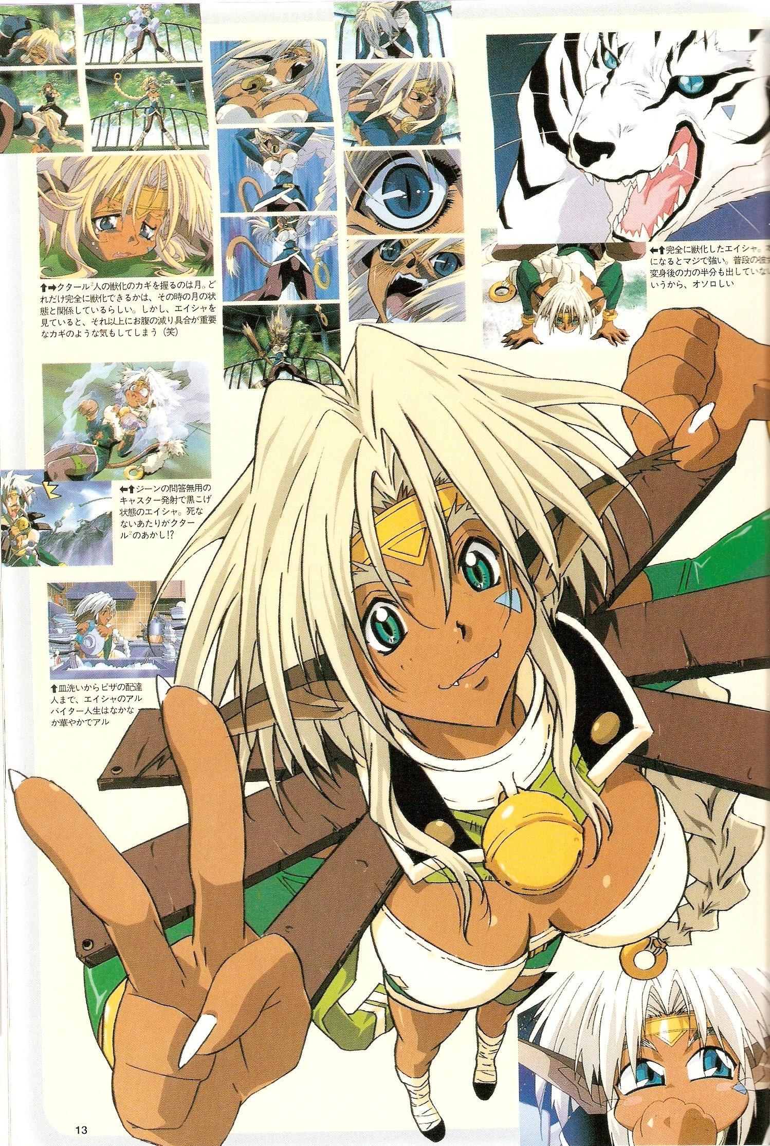 anime character art page