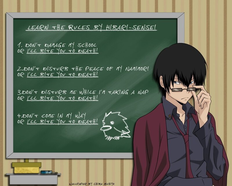 Anime Character at Chalkboard
