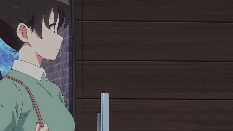 Anime Character at Door