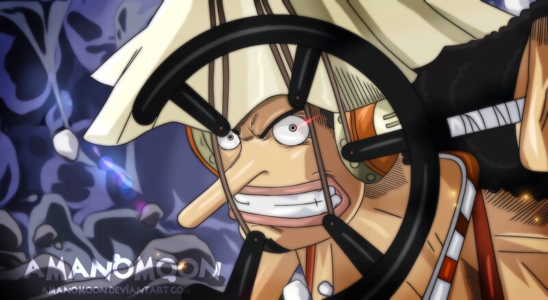 Anime Character at Helm