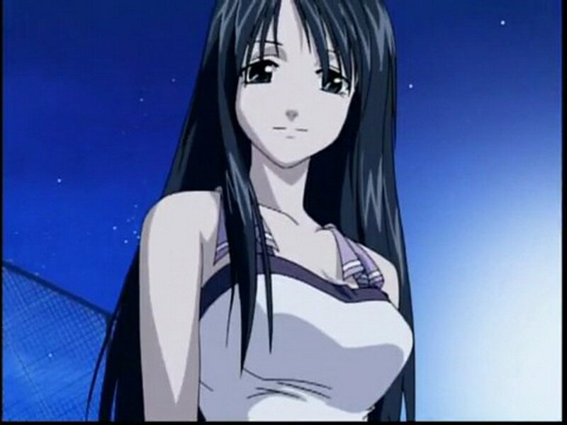 anime character at night