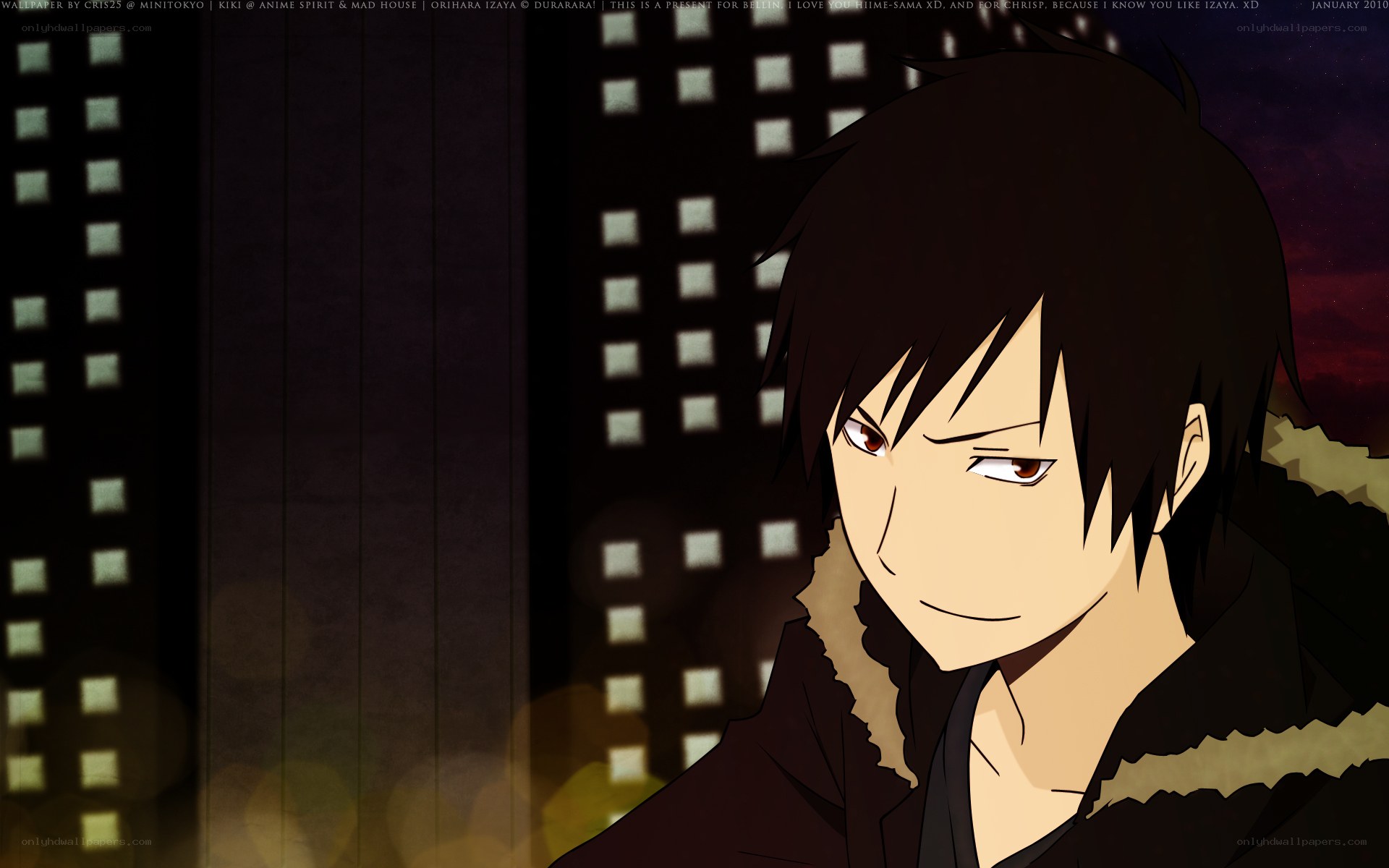 anime character at night