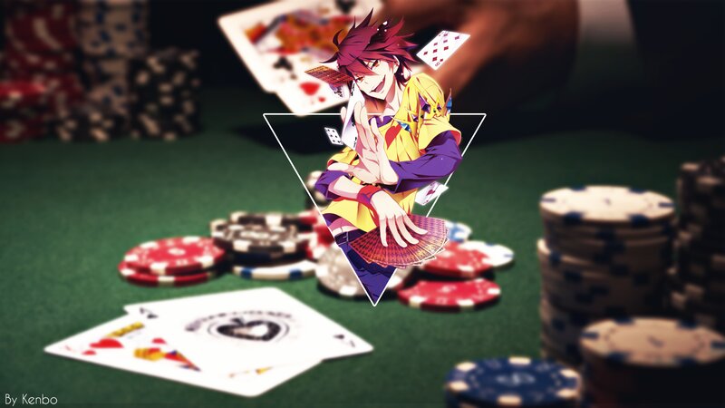 Anime Character at Poker Table