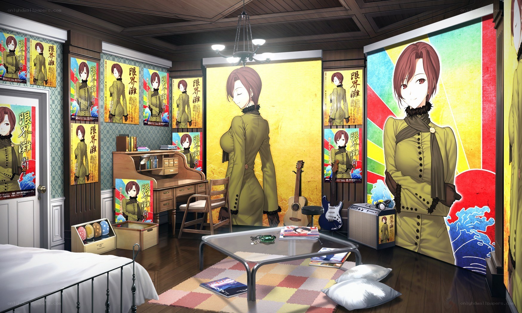 anime character bedroom