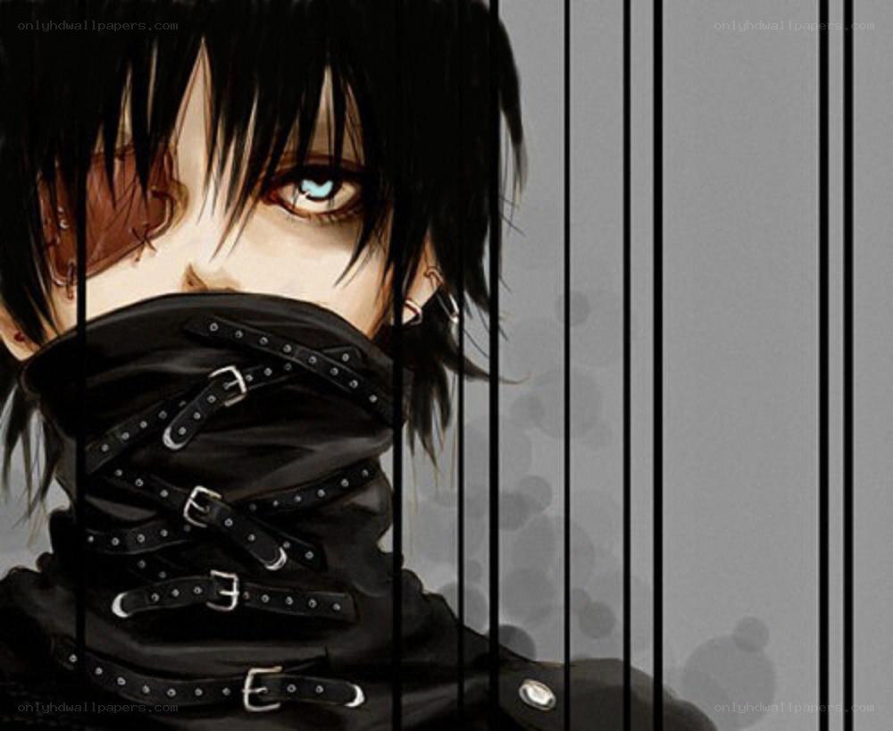 anime character behind bars
