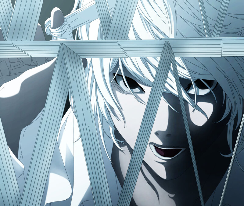 Anime Character Behind Bars — Blue