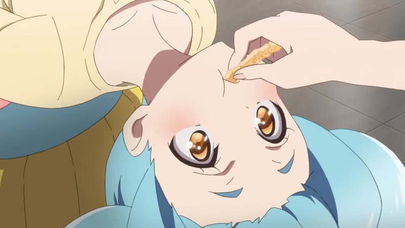 Anime Character Being Fed