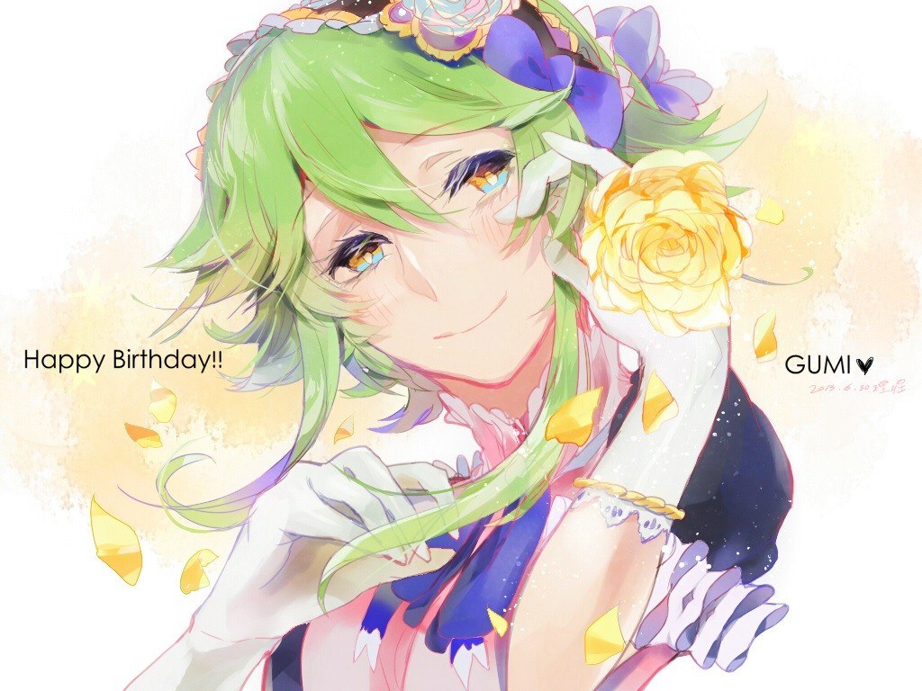 Anime character birthday art