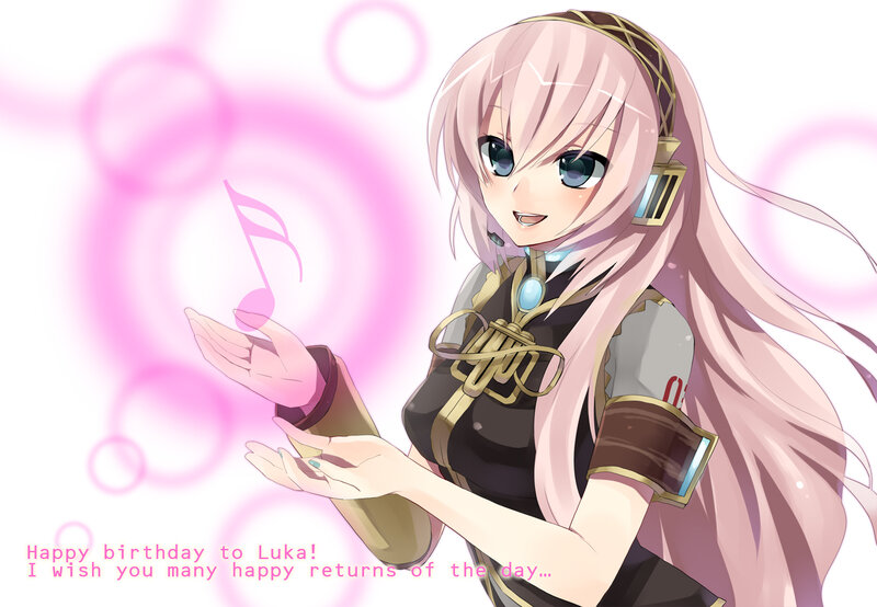 Anime character birthday art
