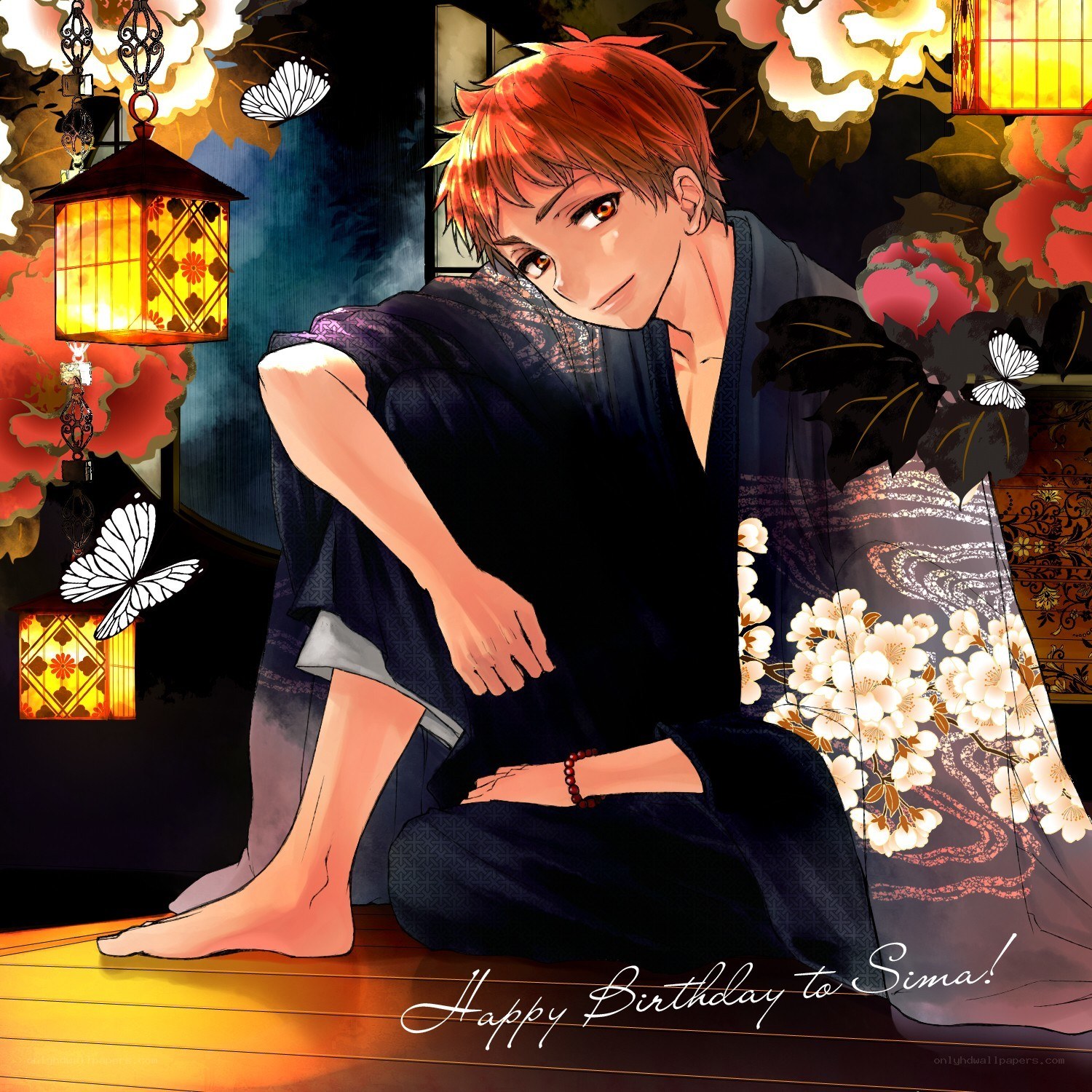 Anime character birthday art