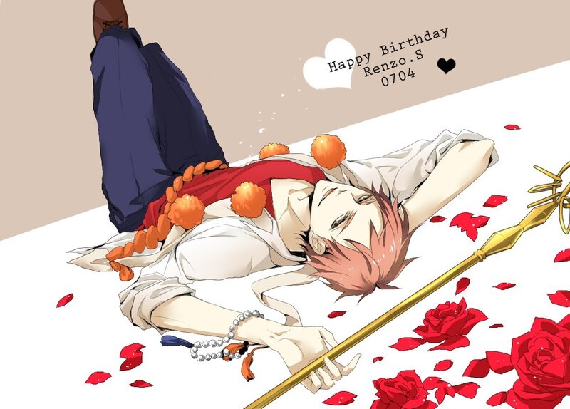 Anime character birthday art