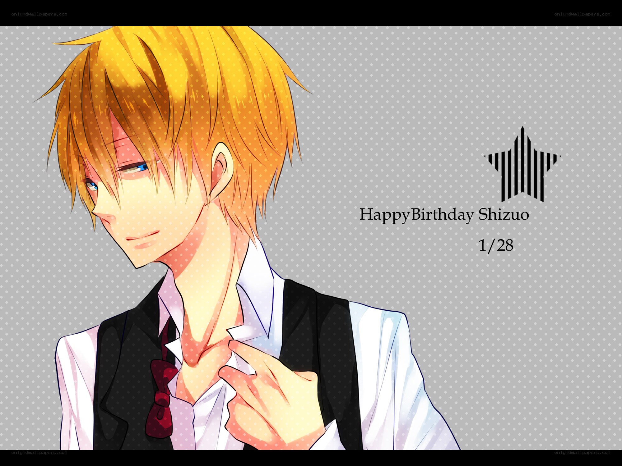 Anime character birthday art