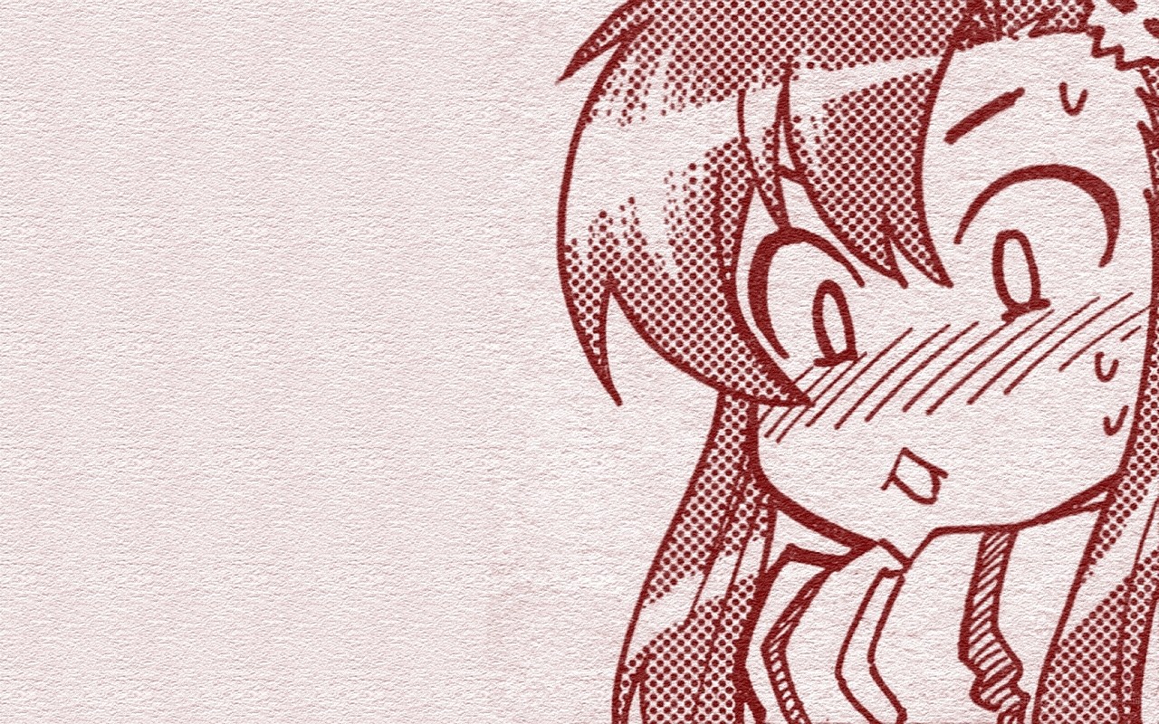 anime character blush