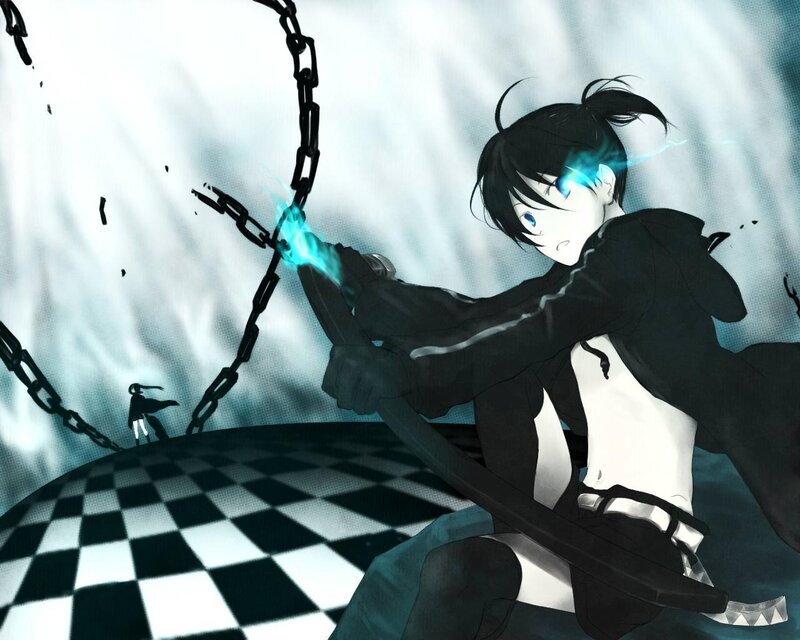 Anime character breaking chains