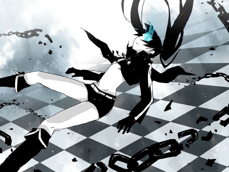 Anime character breaking chains