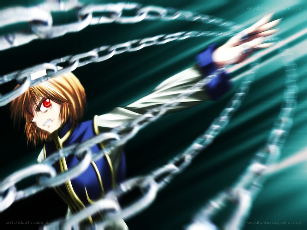 Anime character breaking chains