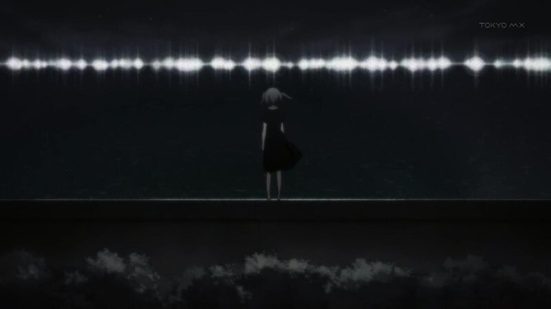 anime character by the water