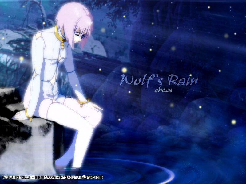 Anime character by water